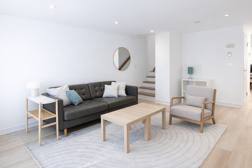 Comfortable furnished living room